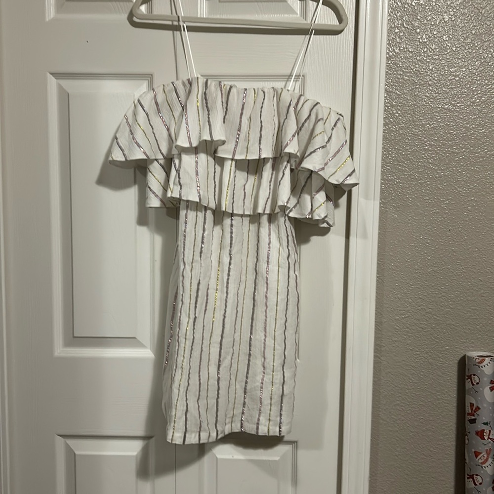 NWT Nordstrom Charles Henry Off the Shoulder Dress Size XS